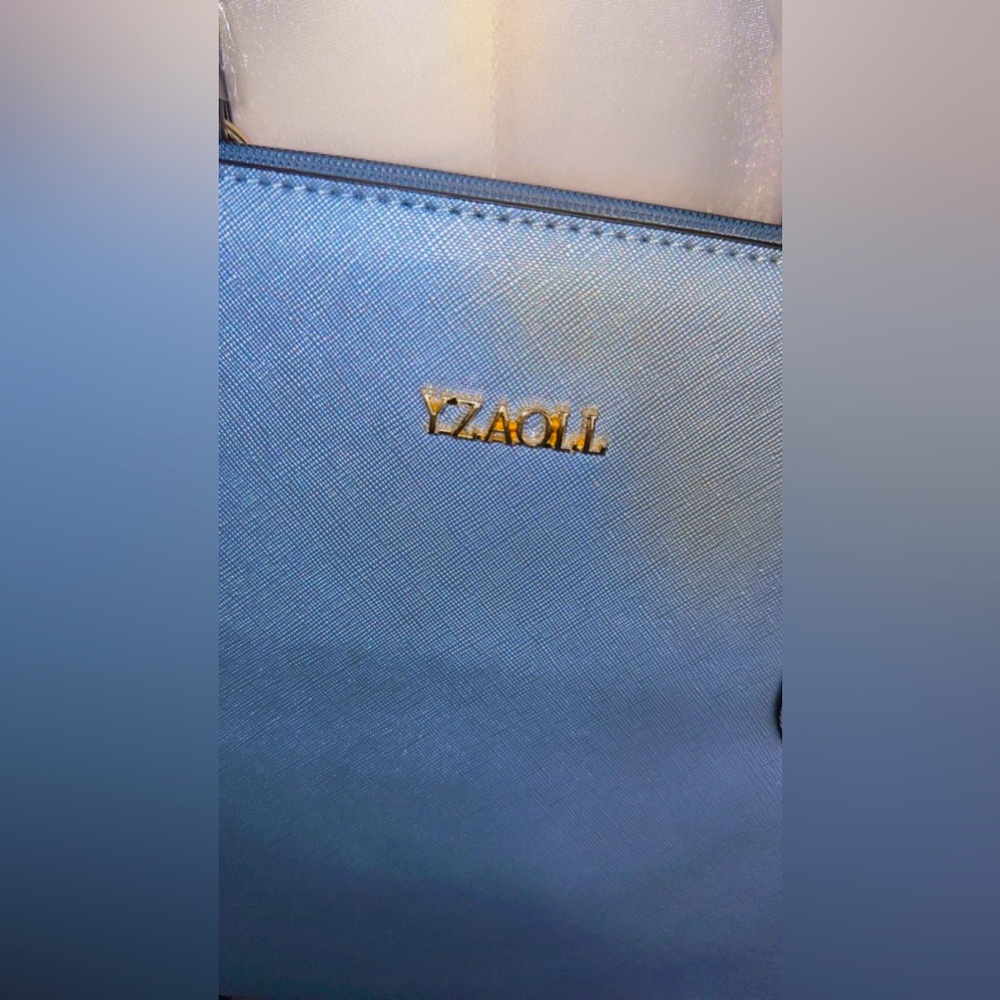 Beautiful blue YZAOLL shoulder bag